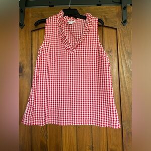 Cute Crown and Ivy Gingham Top